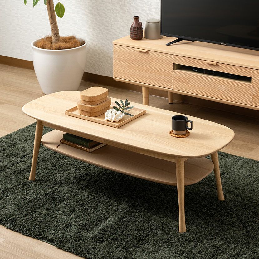 カリモク  引き出し付きリビングテーブル　ローテーブル カリモク家具（KARIMOKU FURNITURE） カリモク リビングテーブル 収納