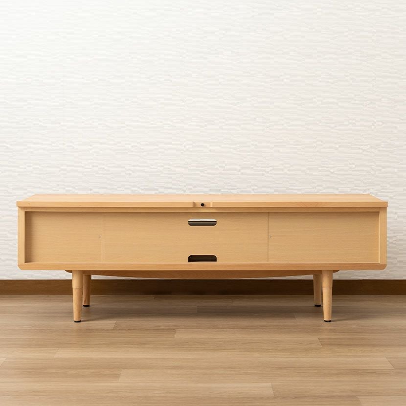 設置無料】カリモク 幅152cm 木製 テレビボード 日本製 高さ調節可能