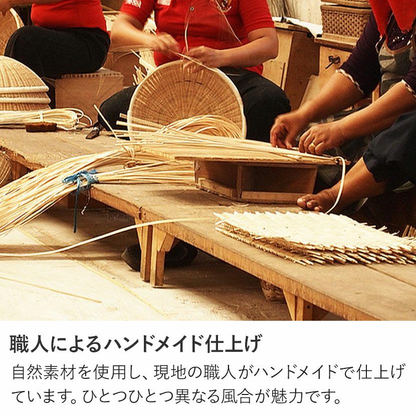 幅50cm 円形 サイドテーブル ラタン ガラス 丸テーブル コンパクト