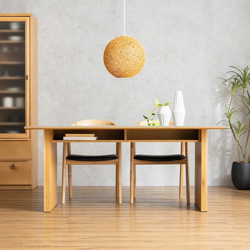 設置無料】幅165cm セラミック ダイニングテーブル ウォールナット