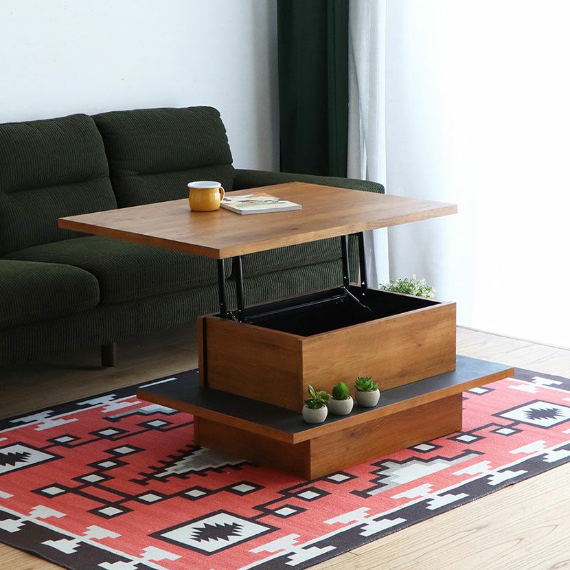 幅90cm リビングテーブル ヌーボ 四角 ローテーブル 正方形 センター