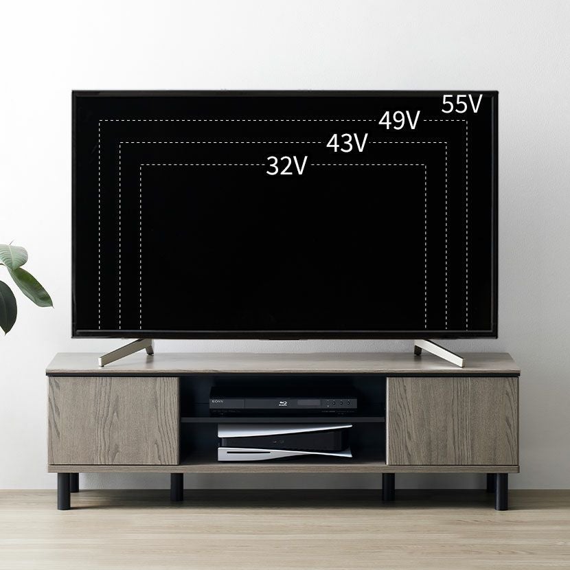A37　美品　TVボード　飾り棚 MINT テレビ台 ローボード 壁面テレビボード 大容量収納 収納 幅180cm
