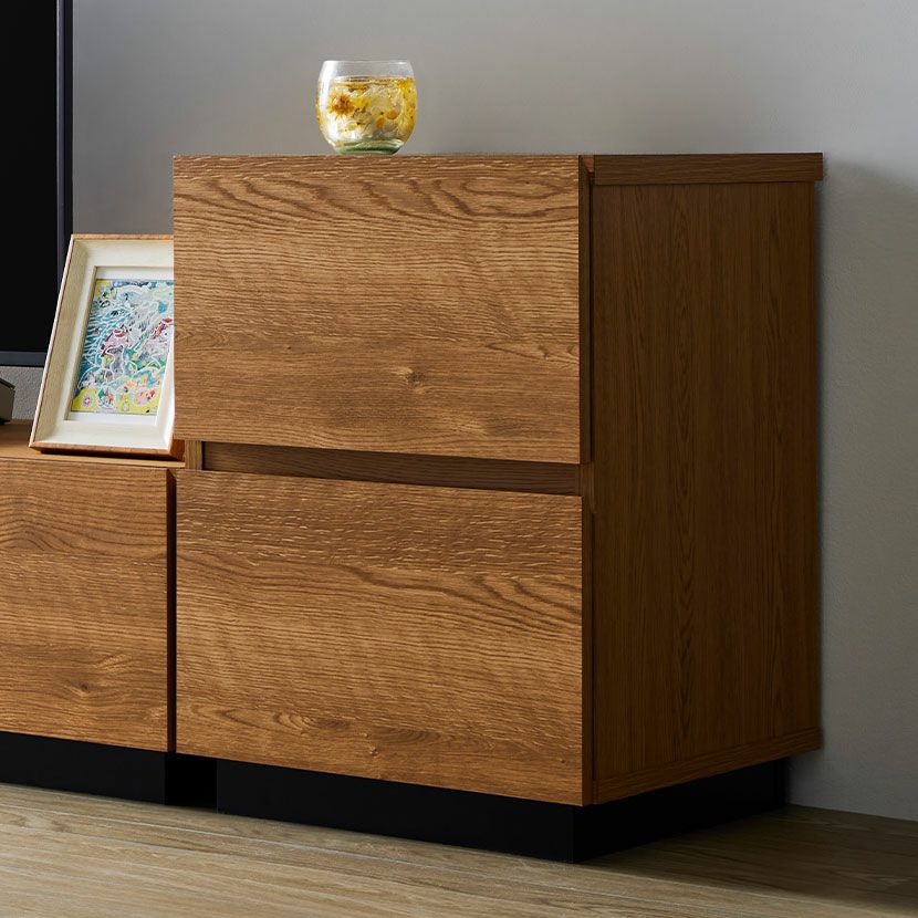 幅39cm 木目調 サイドチェスト アルク 引き出し 収納 ミニチェスト