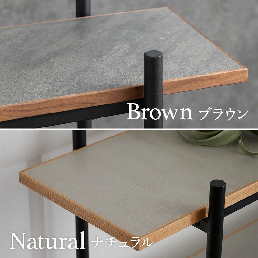 幅120cm オープンラック ラグナー 3段 収納 棚 メラミン