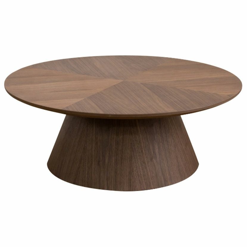 幅90cm 円形 センターテーブル 木製 ヘリンボーン オーク材