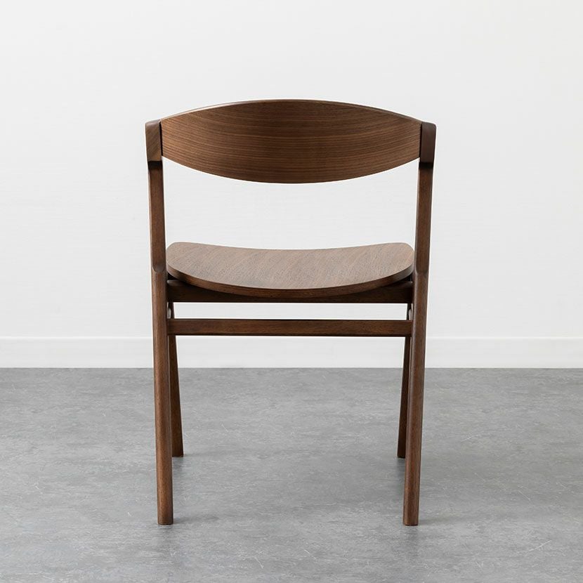 設置無料】木製 ダイニングチェア ミキモク 天然木 肘付き 椅子 板座