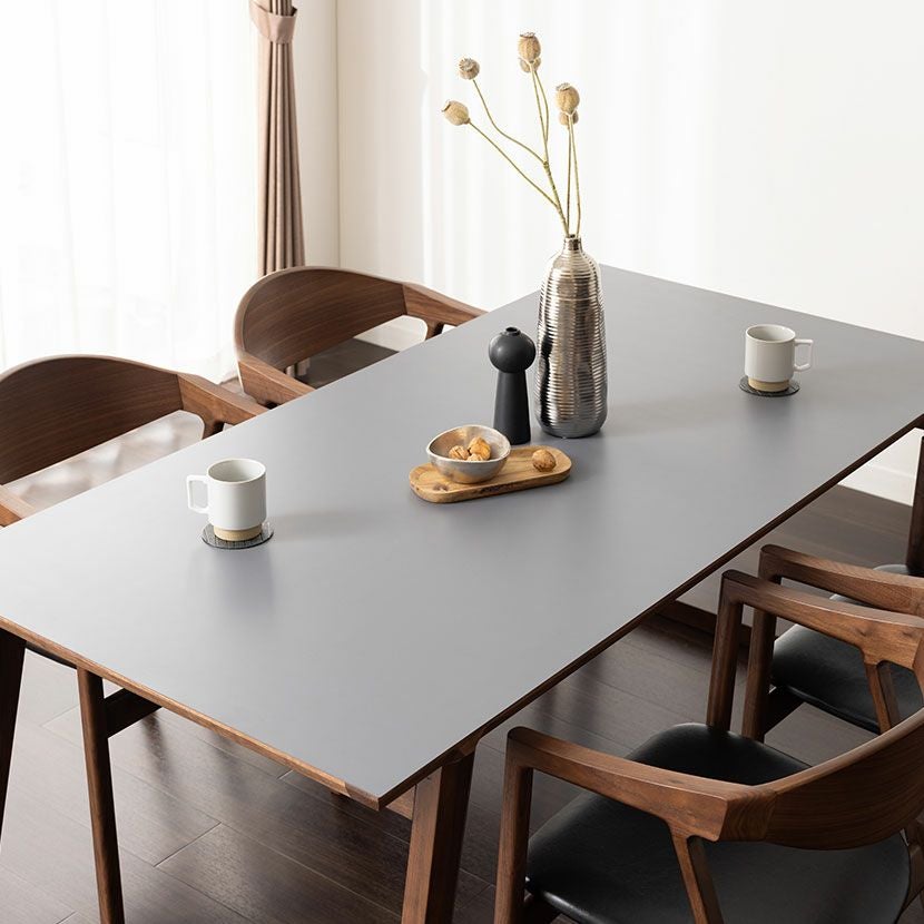 設置無料】4人用 メラミン ダイニングテーブルセット 5点 ミキモク