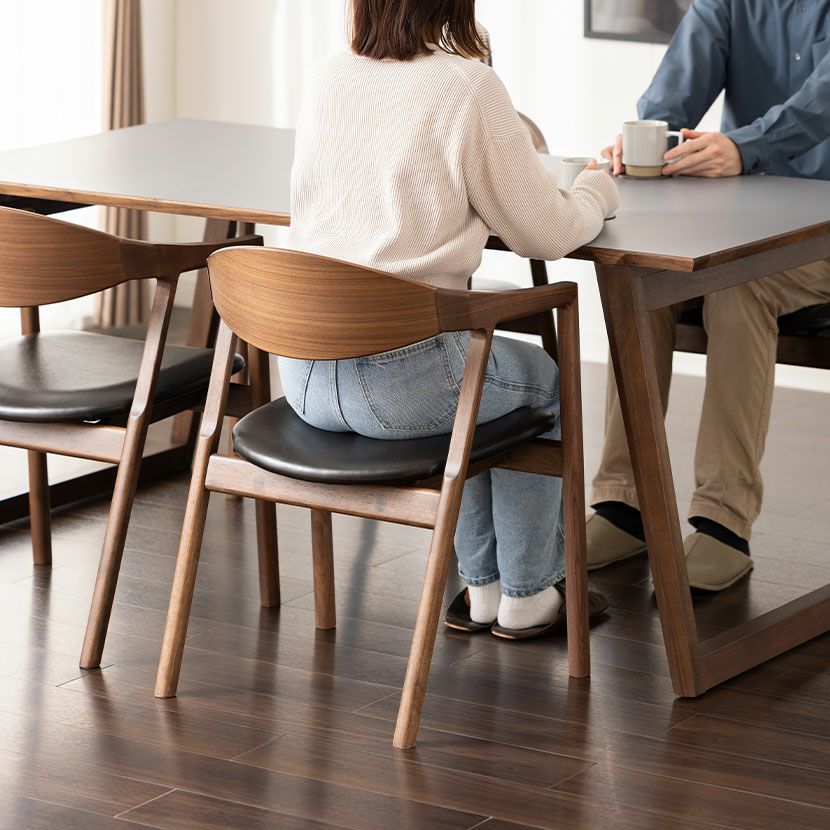 設置無料】4人用 メラミン ダイニングテーブルセット 5点 ミキモク