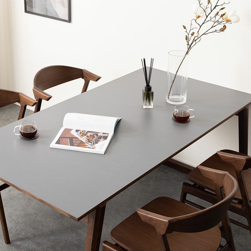 設置無料】4人用 メラミン ダイニングテーブルセット 5点 ミキモク