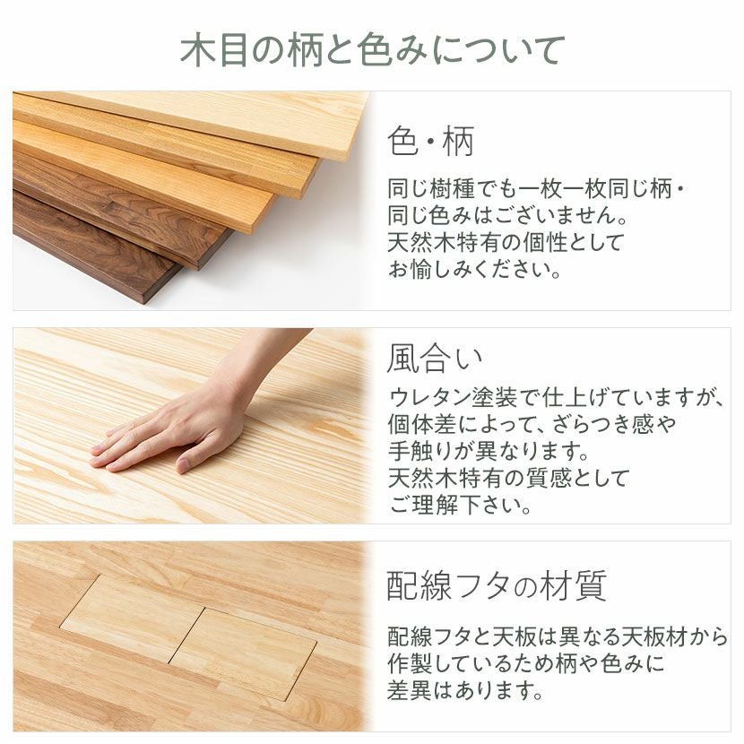 幅100～140cm サイズオーダーデスク Sizeno(シゼノ) パソコンデスク