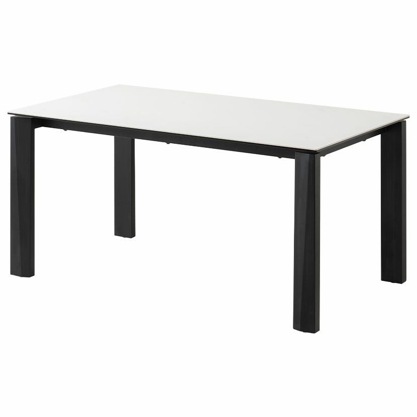 設置無料】幅150cm セラミック ダイニングテーブル スチール脚