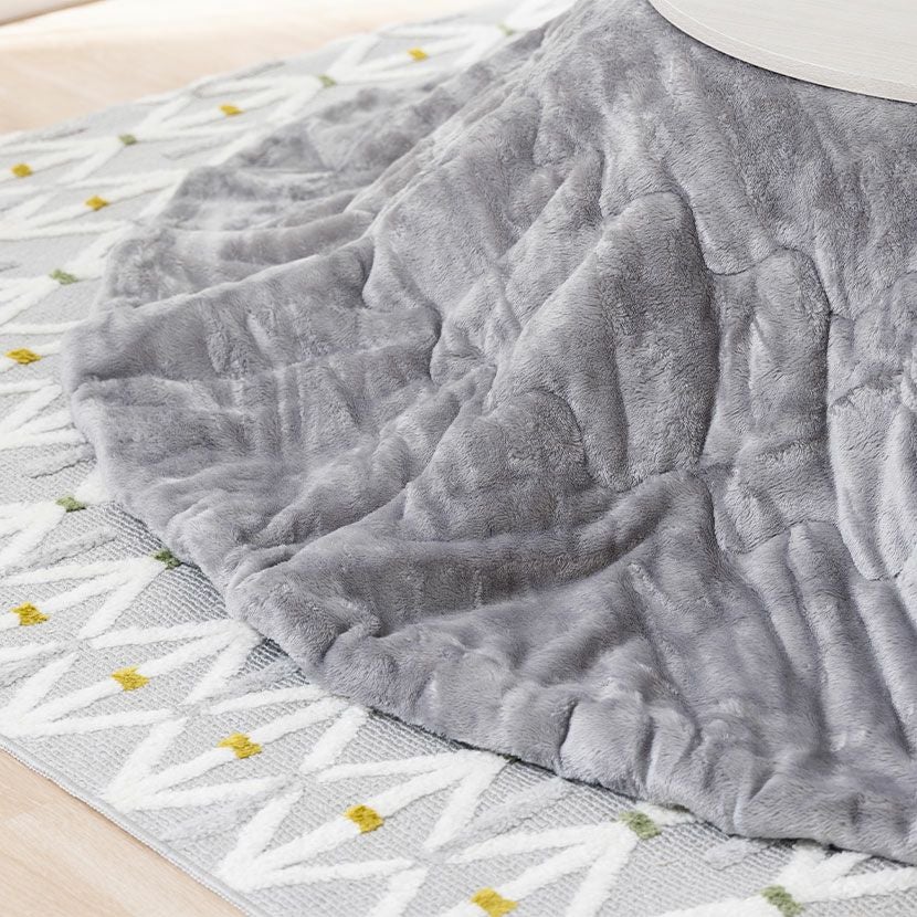 こたつ布団 円形 90×90cm天板対応 こたつ用布団 洗濯可能 こたつ上掛け