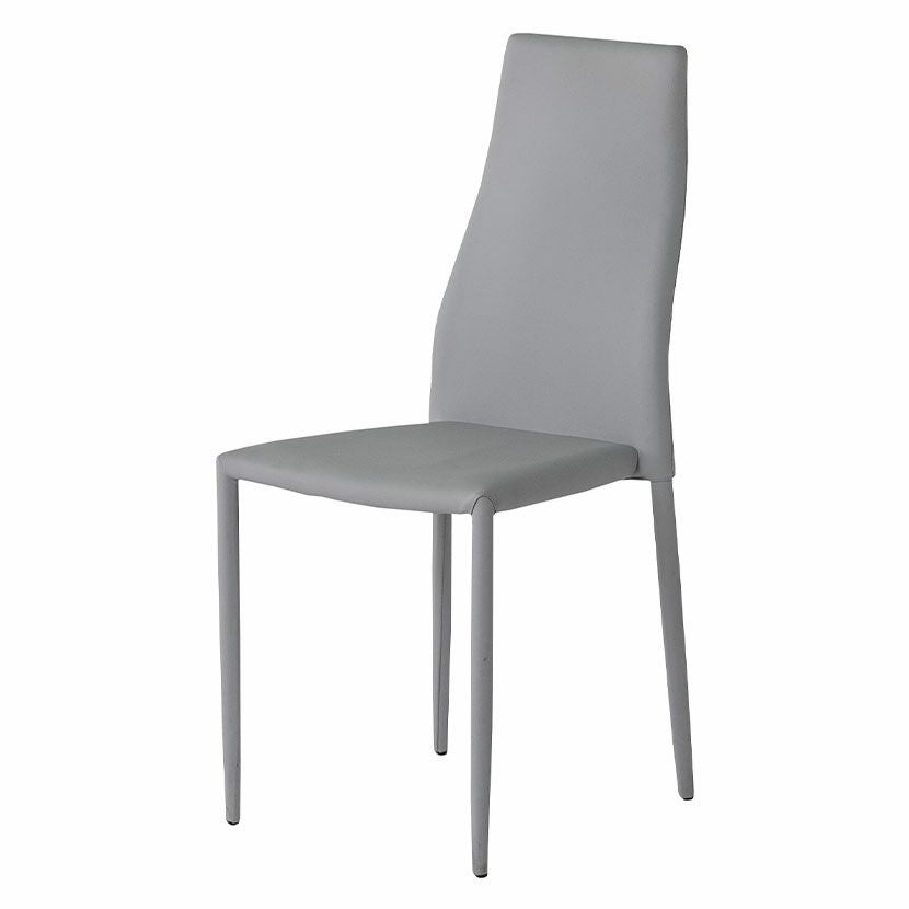 2脚セット】ダイニングチェア ハイバック 合皮 PUレザー 軽量