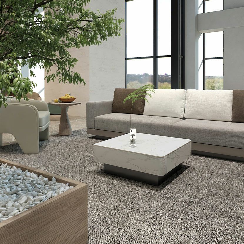 設置無料】幅75cm セラミック ローテーブル ORV 収納 引き出し付き