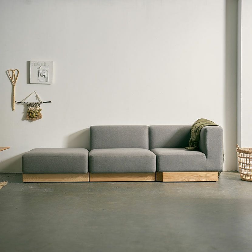 SIEVE (シーヴ) 幅84cm オットマン ウェイユニット 組み合わせソファ