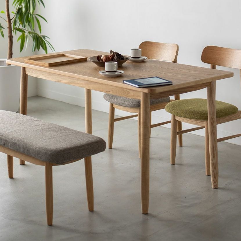 設置無料】幅150cm 浜本工芸 ダイニングテーブル 日本製 DT3500 無垢材