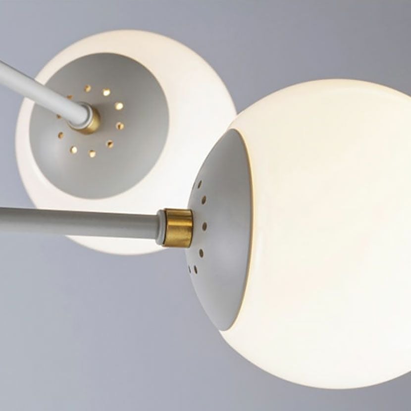 LED電球付き】6灯 シーリングライト ポウタラ ガラス 照明 インテリア