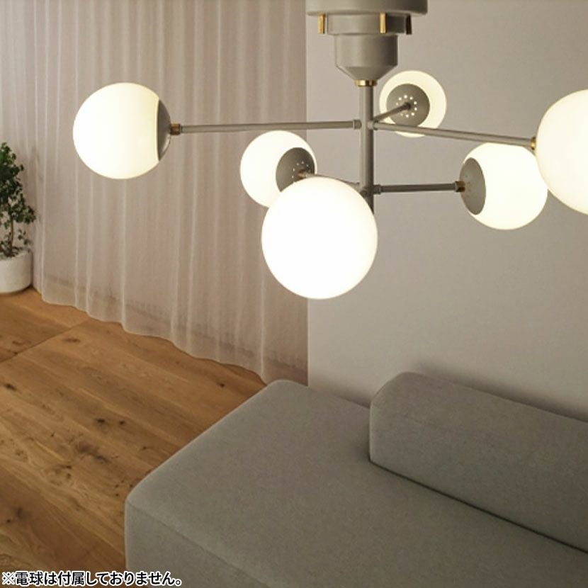 シーリングライト ほぼ新品 電球6個付き 楽天市場】【LED電球6灯付属】Devon Ceiling Light 6灯 / デボン