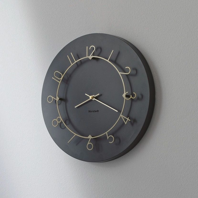 幅30cm アナログ 掛け時計 ルウ スイープ 静音 壁時計 インテリア