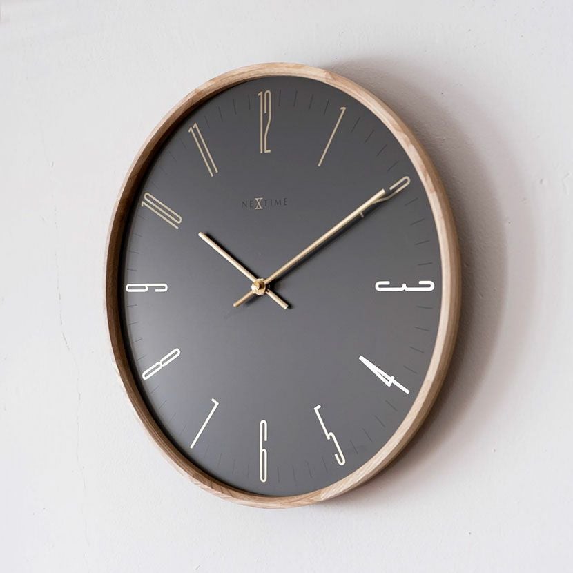 幅35cm アナログ 掛け時計 JAPANDI スイープ 静音 壁時計 インテリア