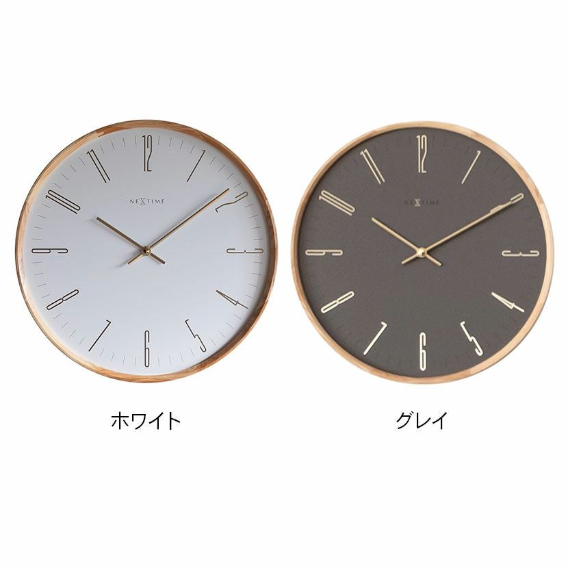 幅35cm アナログ 掛け時計 JAPANDI スイープ 静音 壁時計 インテリア