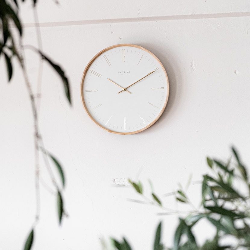 幅35cm アナログ 掛け時計 JAPANDI スイープ 静音 壁時計 インテリア