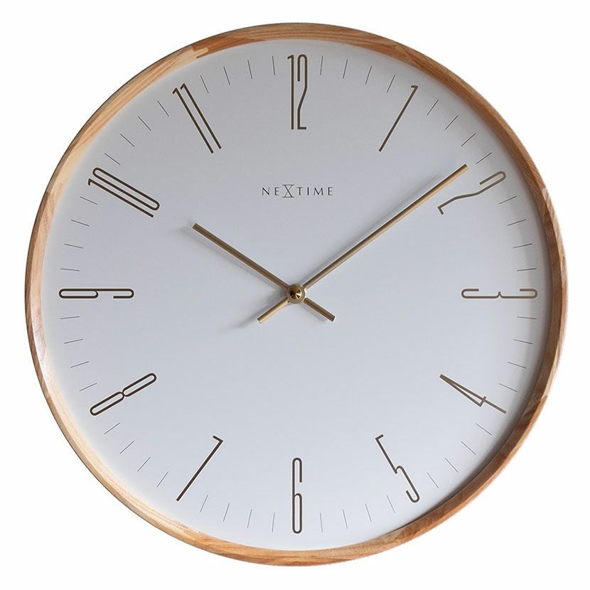 幅35cm アナログ 掛け時計 JAPANDI スイープ 静音 壁時計 インテリア