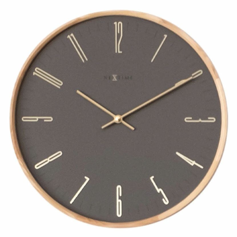 幅35cm アナログ 掛け時計 JAPANDI スイープ 静音 壁時計 インテリア