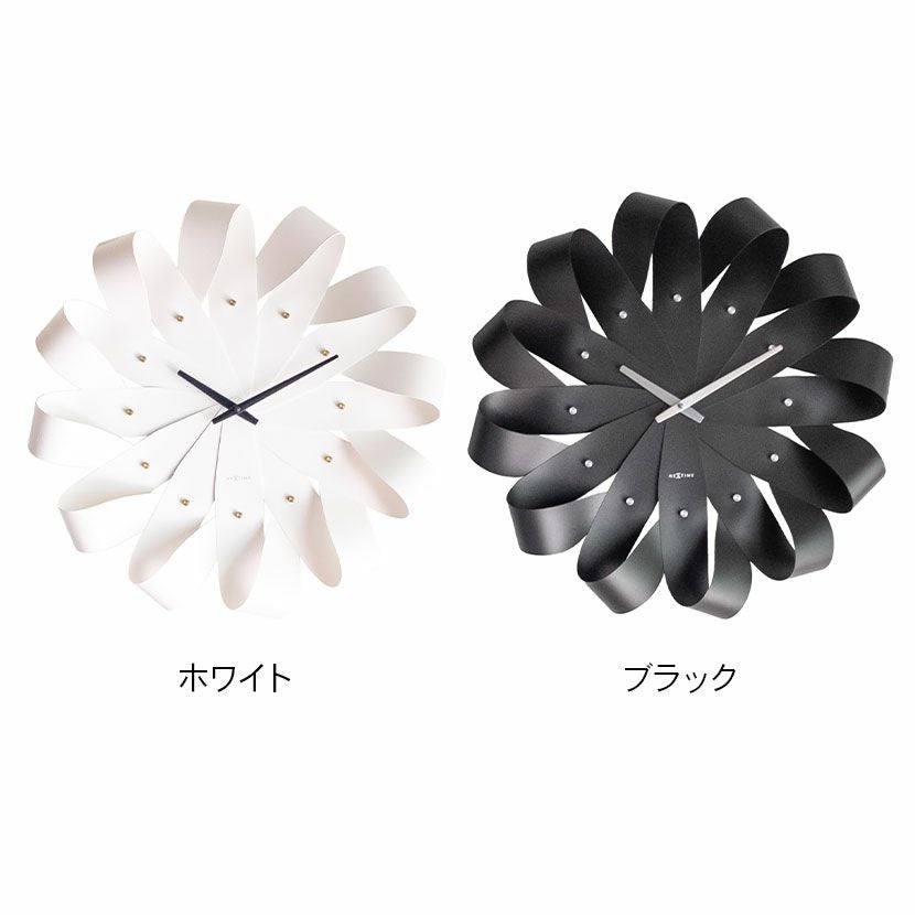 幅51cm アナログ 掛け時計 kazaguruma カザグルマ スイープ 静音 壁