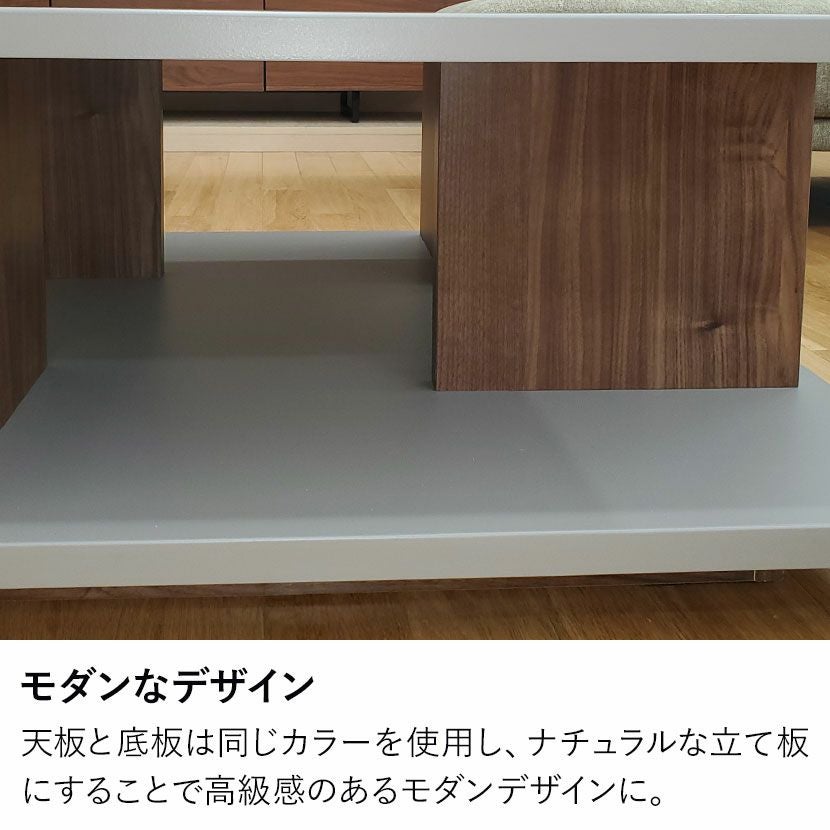 幅90cm リビングテーブル ヌーボ 四角 ローテーブル 正方形 センター