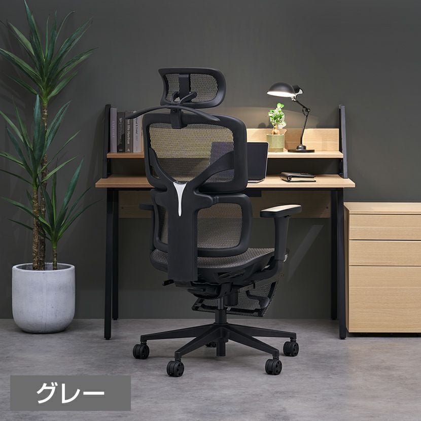 オフィスチェア RESTIVA-01 ワイド座面 メッシュチェア 独立式ランバー