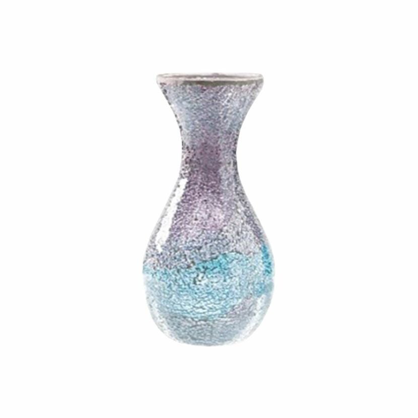 幅17.5cm フラワーベース M モザイクガラス 花器 一輪挿し 花入れ