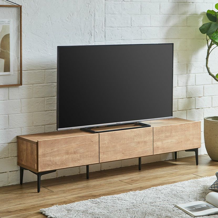テレビボード テレビ台 ローボード ブラウン木目 北欧風 蛇腹扉 札幌市手稲区 Amazon｜山善(YAMAZEN) テレビ台 テレビボード 43型対応 蛇腹扉