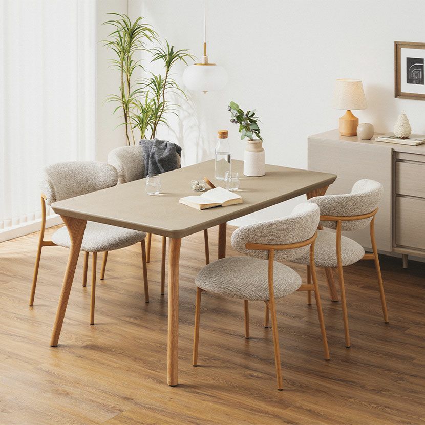 設置無料】幅150cm ダイニングテーブル モルタル風 LENAS コンクリート