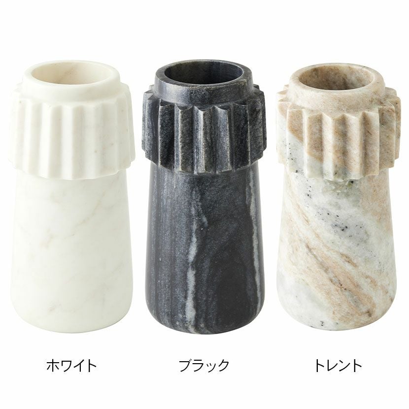 幅10.5cm フラワーベース 大理石 花瓶 マーブルデコレーションベース