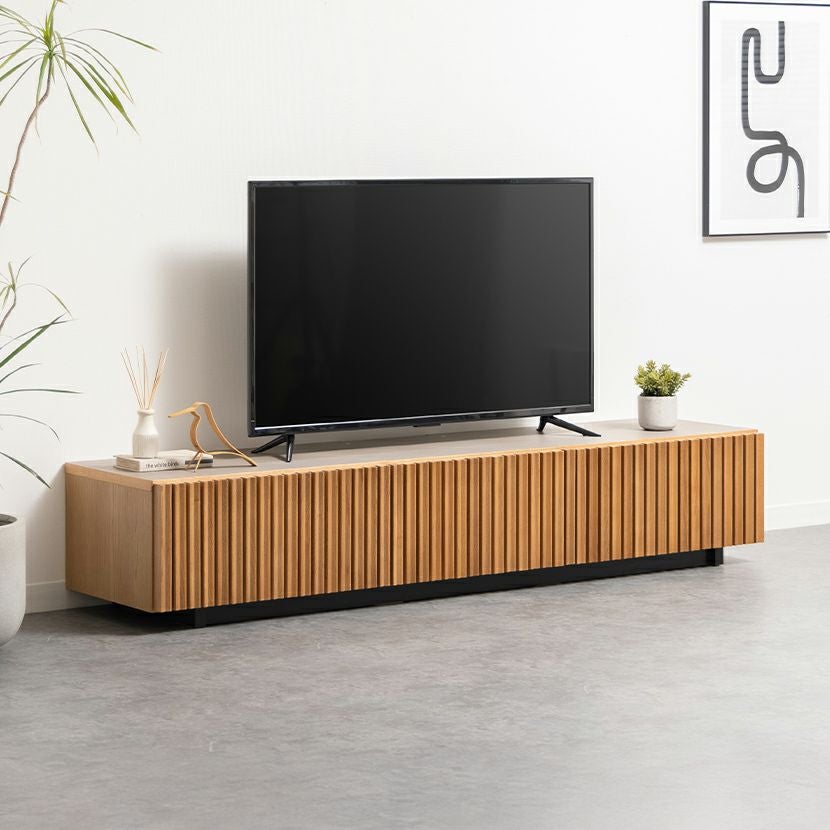 設置無料】幅196cm 木製 和モダン テレビ台 日本製 和風 テレビボード