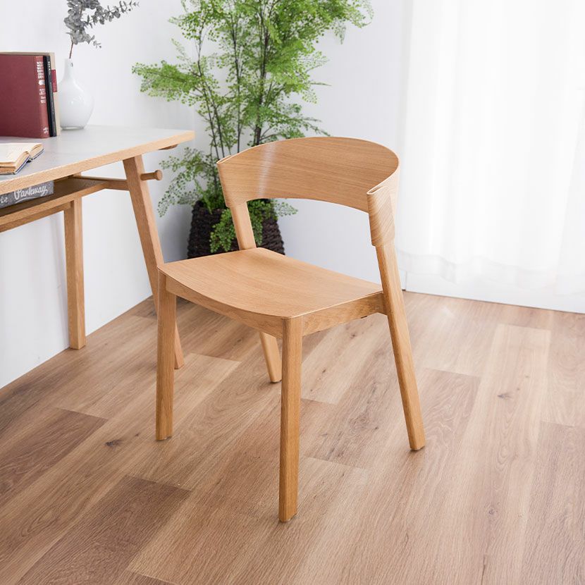 2脚セット】 ダイニングチェア スタッキング チェア 木製 食卓椅子