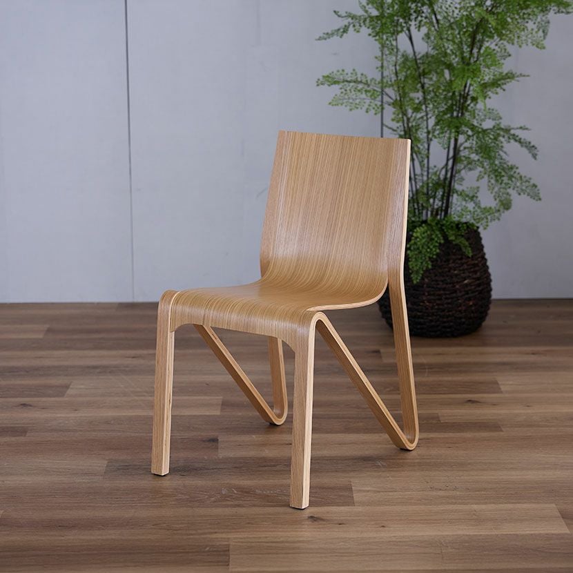 2脚セット】 ダイニングチェア スタッキング チェア 木製 食卓椅子
