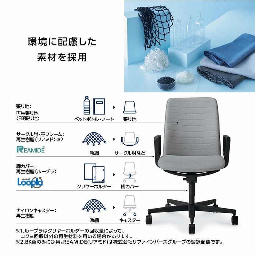 設置無料】 ワークチェア ファブレ FABRE ファブリックタイプ