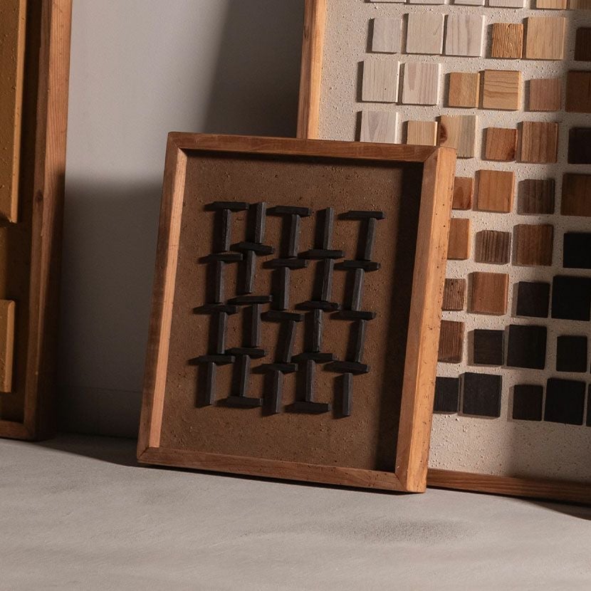 幅52cm 壁掛け ファブリック パネル A アートパネル フレーム付き タフ