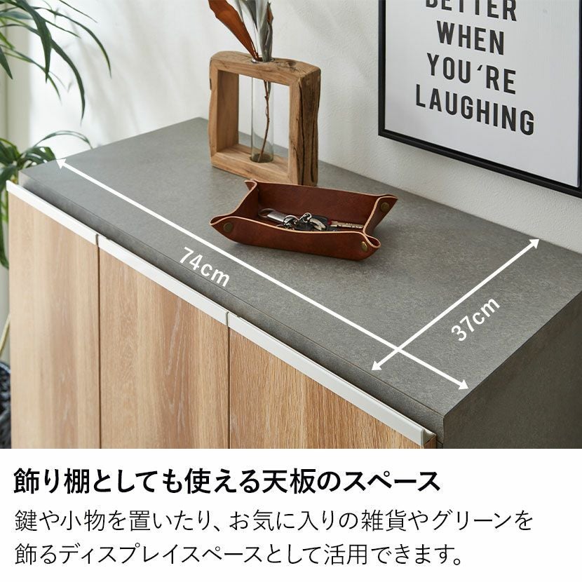 幅74cm ロータイプ シューズボックス 日本製 下駄箱 収納 靴箱 縦型 幅74cm ロータイプ シューズボックス 日本製 下駄箱 収納 靴箱 縦型