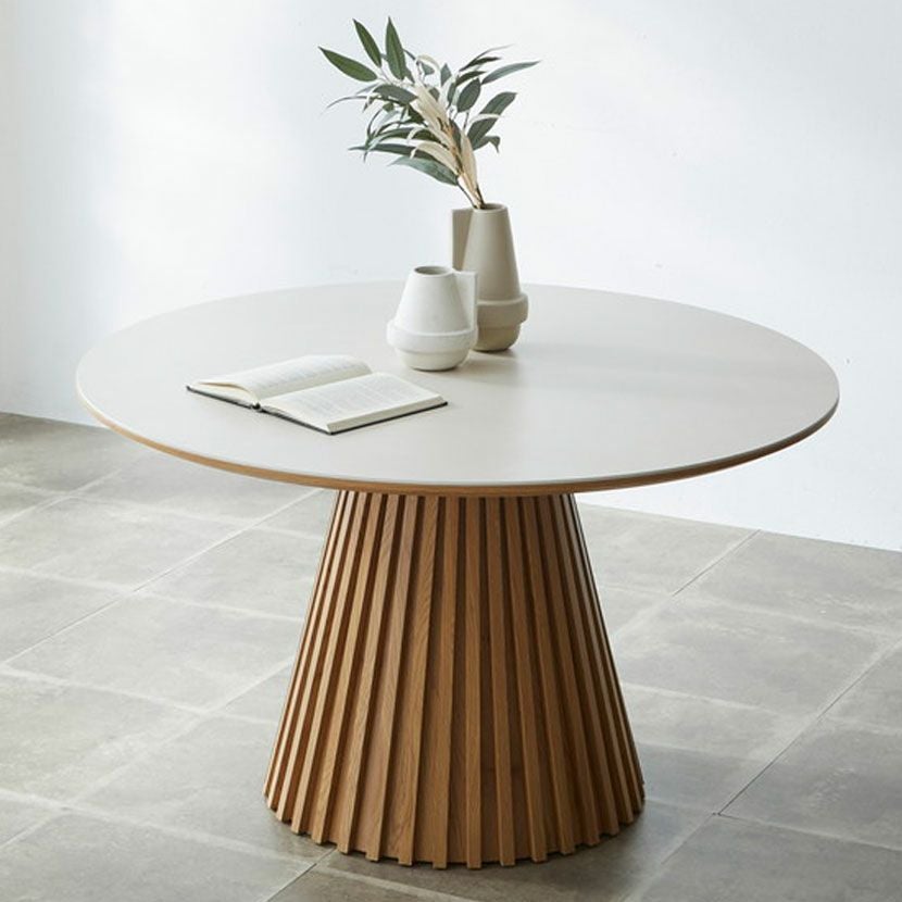 幅120cm 円形 ダイニングテーブル 4人用 セラミック天板 丸テーブル