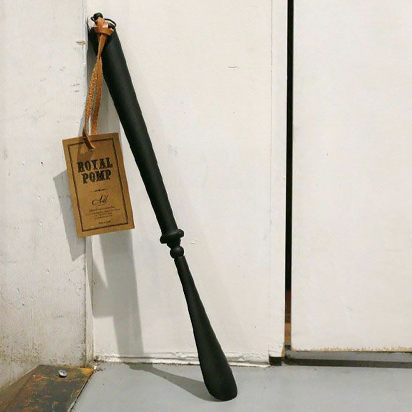 ヴィンテージ真鍮✖️木製靴ベラ 長さ40cm 靴べら 真鍮 シューホーン 木製ハンドル 靴ベラ インテリア