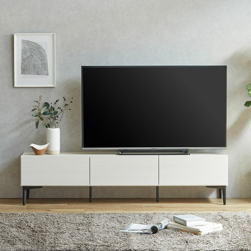 幅150cm Natural Signature テレビボード 天然木 引き出し付き 収納