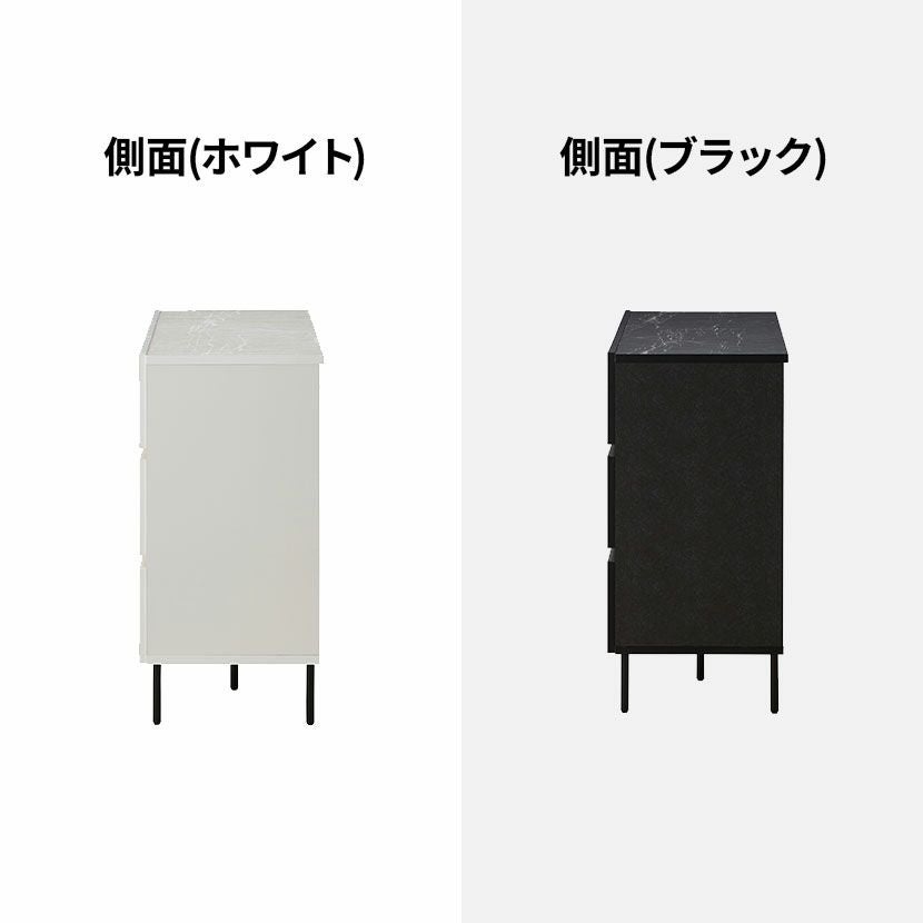 設置無料】幅120cm 日本製 サイドボード 大理石調 キャビネット 収納