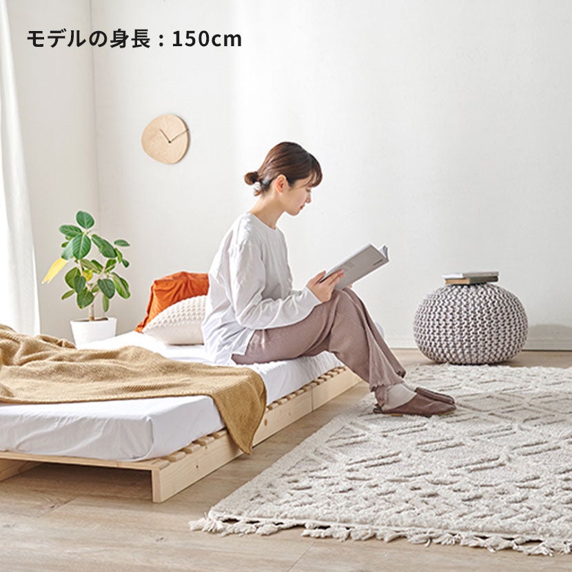 セミダブル パレットベット パイン材 ベッドフレーム 8枚セット