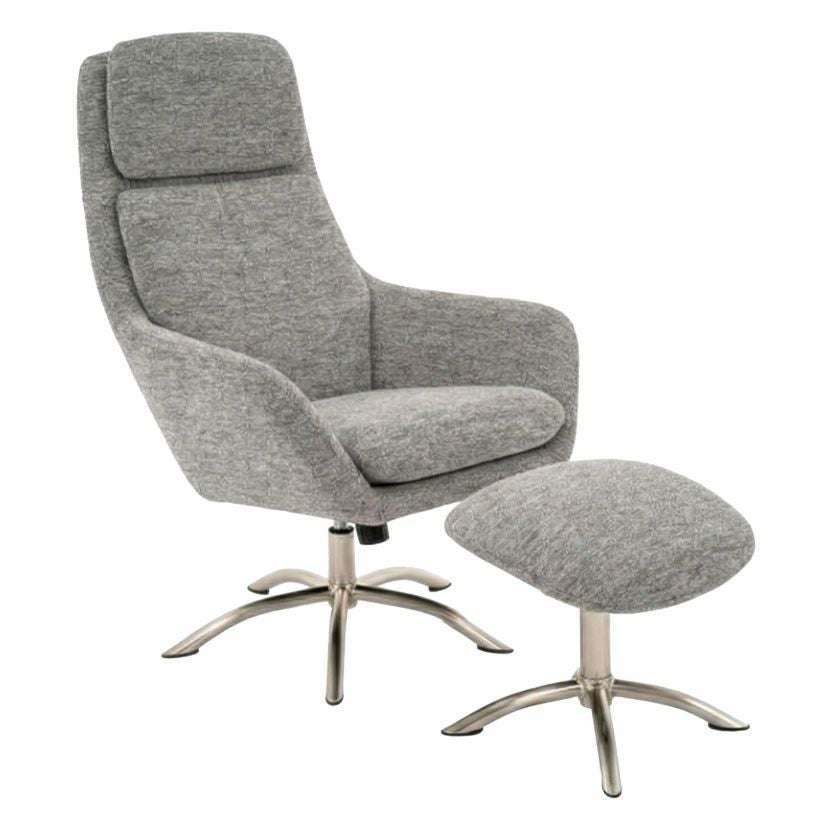 幅75cm リクライニングチェア パーソナルチェア オットマン付き 360度