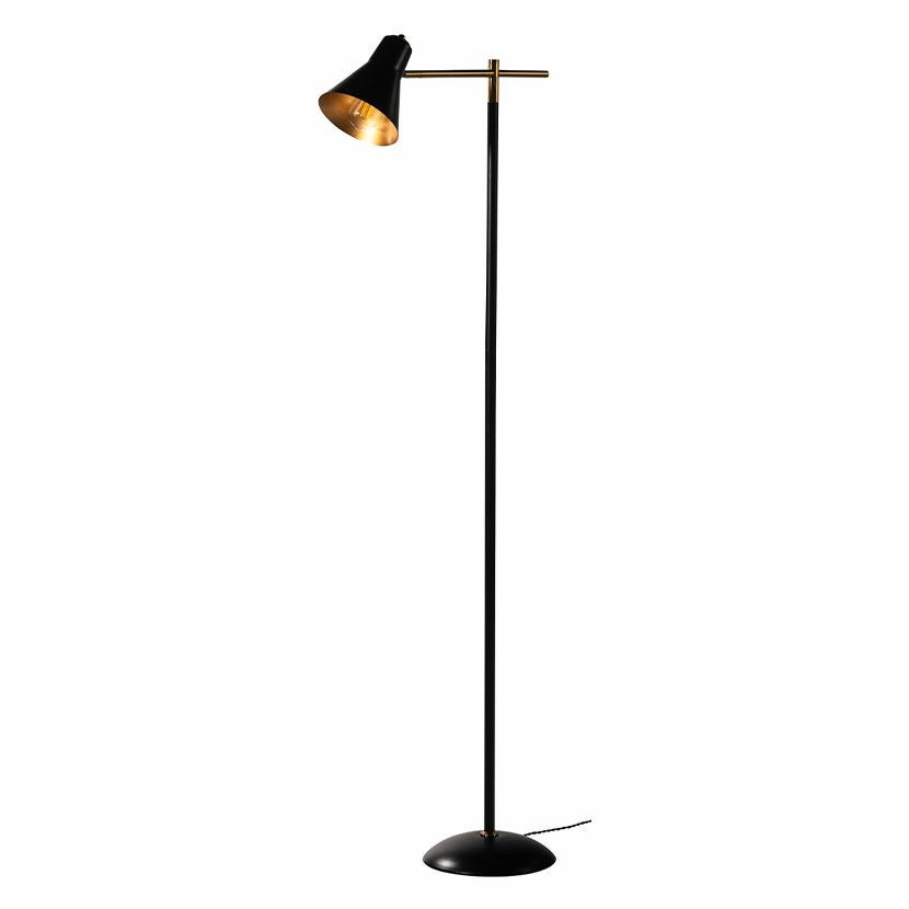 LED電球付き】フロアスタンド フロアライト クロームメッキ スチール