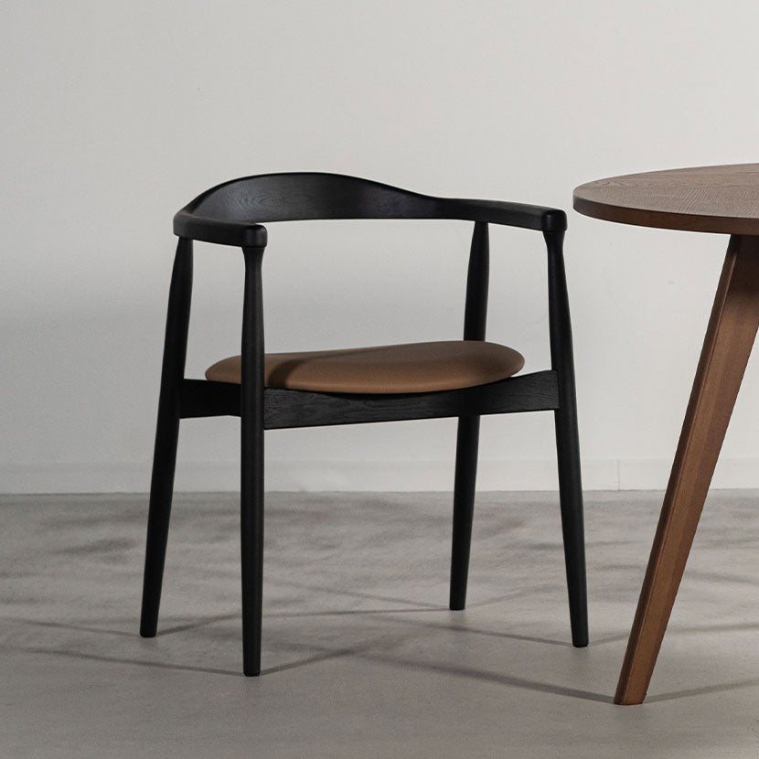 ダイニングチェア 北欧 form マーシュ アッシュ ブラック 布座面 東谷 form ダイニングチェア 座面高45.5cm マーシュ （ チェア