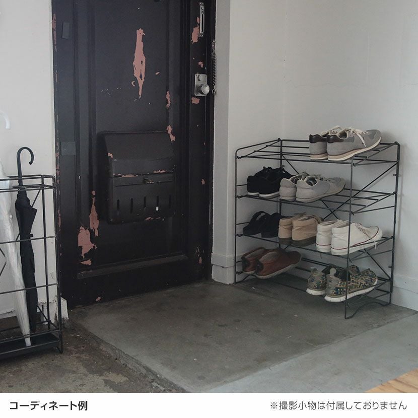 幅65cm シューズラック デック WIDE etc. 12人用 玄関 収納 斜め置き